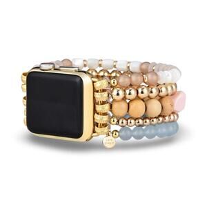 NEW CAPE DIABLO women's beach apple watch band in gold